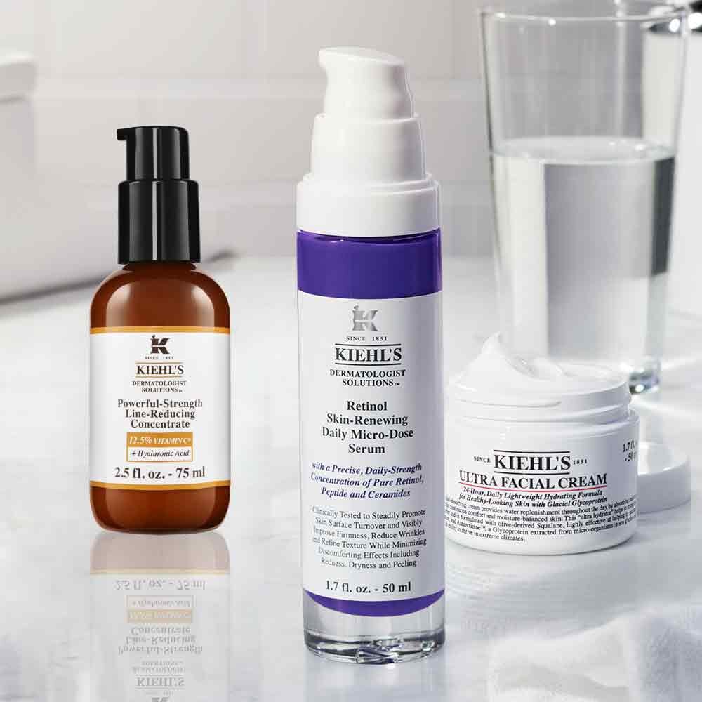 美容液 KIEHL'S Retinol Skin-Renewing Serum 30ml Retinol Daily Micro-Dose Anti-Aging Retinol Serum - Kiehl's